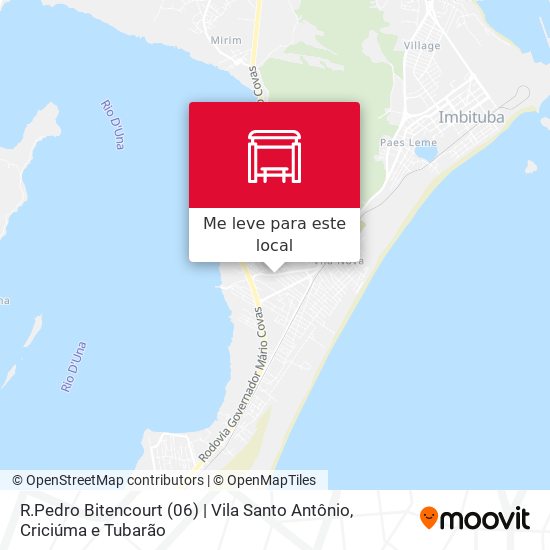 R.Pedro Bitencourt (06) | Vila Santo Antônio mapa