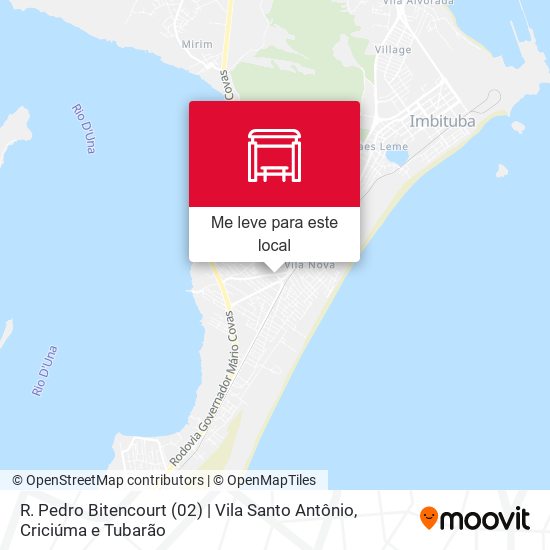 R. Pedro Bitencourt (02) | Vila Santo Antônio mapa