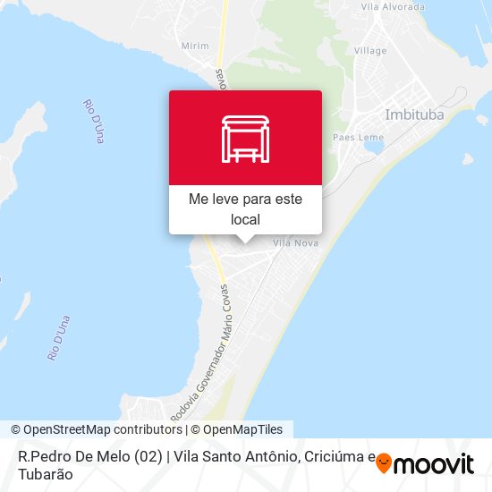 R.Pedro De Melo (02) | Vila Santo Antônio mapa