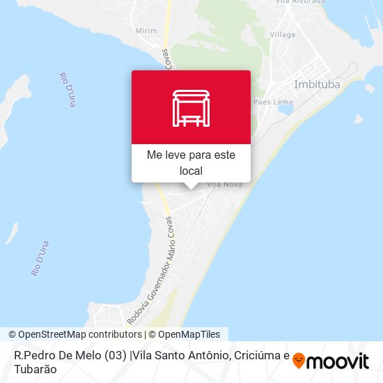 R.Pedro De Melo (03) |Vila Santo Antônio mapa