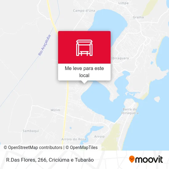 R.Das Flores, 266 mapa