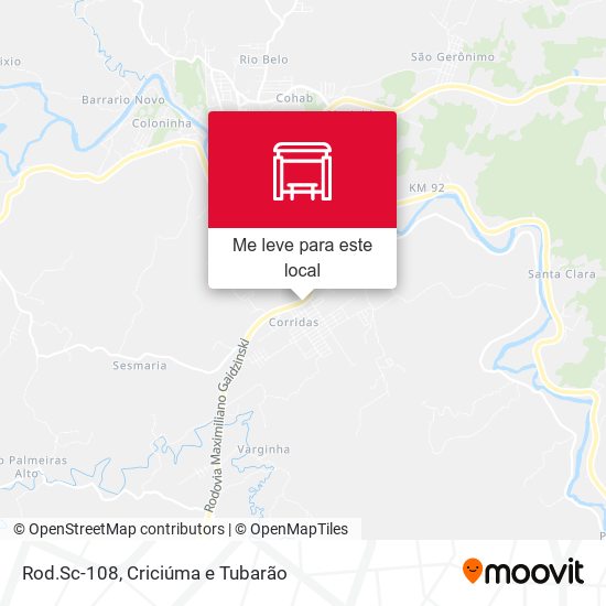 Rod.Sc-108 mapa