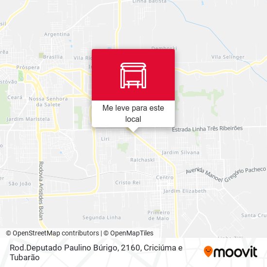 Rod.Deputado Paulino Búrigo, 2160 mapa