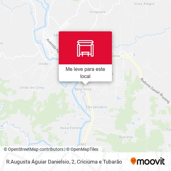 R.Augusta Águiar Danielsio, 2 mapa
