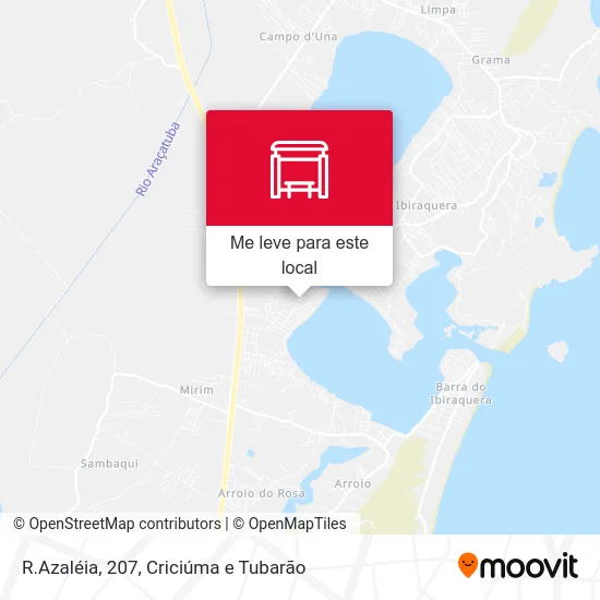 R.Azaléia, 207 mapa