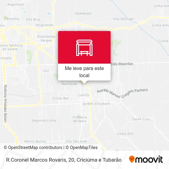 R.Coronel Marcos Rovaris, 20 mapa