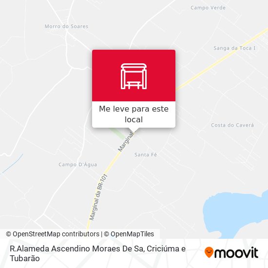 R.Alameda Ascendino Moraes De Sa mapa
