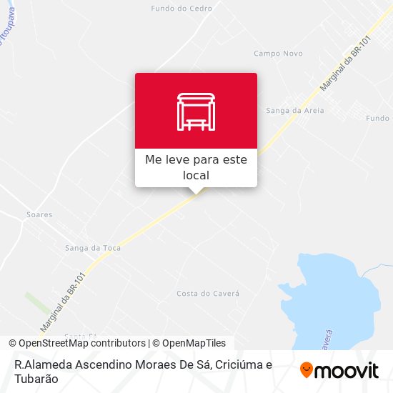 R.Alameda Ascendino Moraes De Sá mapa