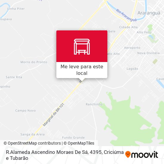 R.Alameda Ascendino Moraes De Sá, 4395 mapa