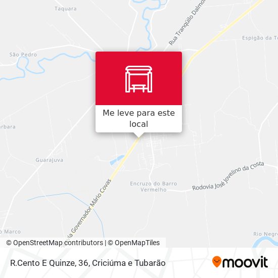R.Cento E Quinze, 36 mapa