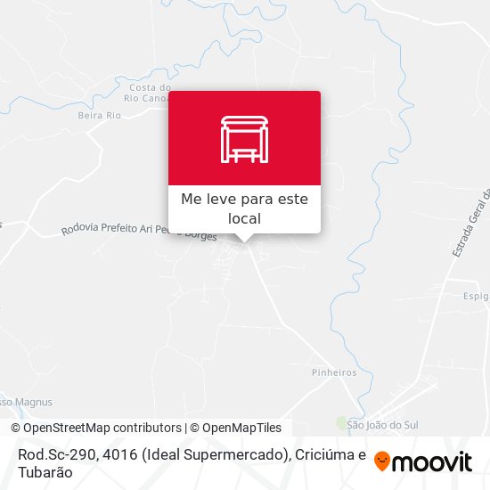 Rod.Sc-290, 4016 (Ideal Supermercado) mapa