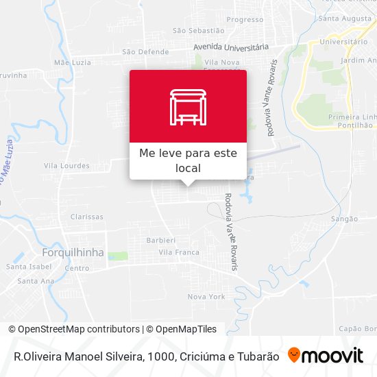 R.Oliveira Manoel Silveira, 1000 mapa