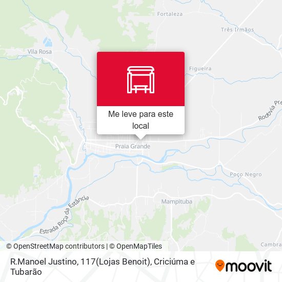 R.Manoel Justino, 117(Lojas Benoit) mapa