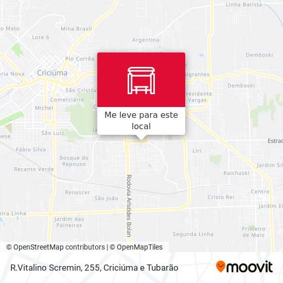 R.Vitalino Scremin, 255 mapa