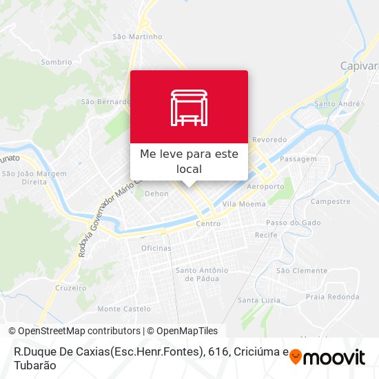 R.Duque De Caxias(Esc.Henr.Fontes), 616 mapa