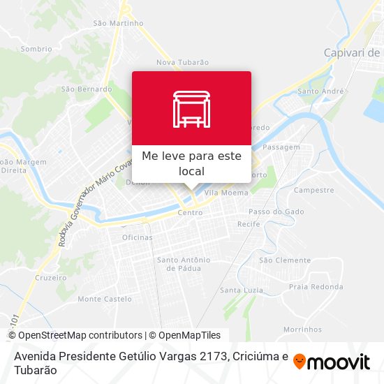 Avenida Presidente Getúlio Vargas 2173 mapa