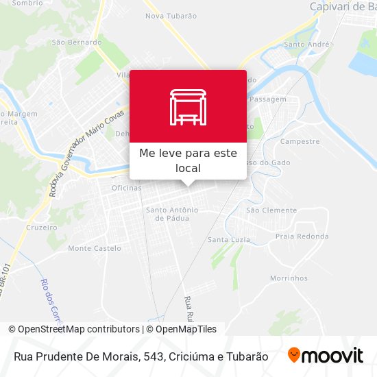 Rua Prudente De Morais, 543 mapa