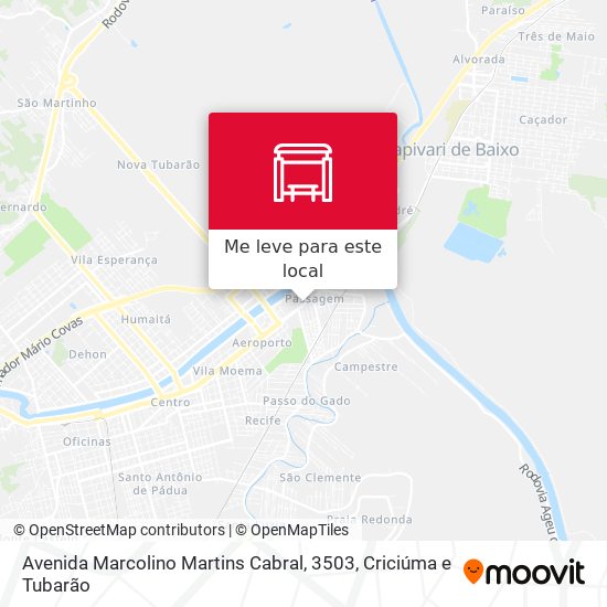Avenida Marcolino Martins Cabral, 3503 mapa