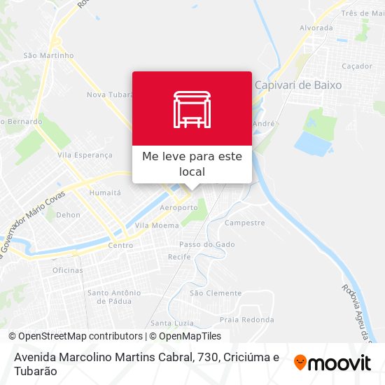 Avenida Marcolino Martins Cabral, 730 mapa