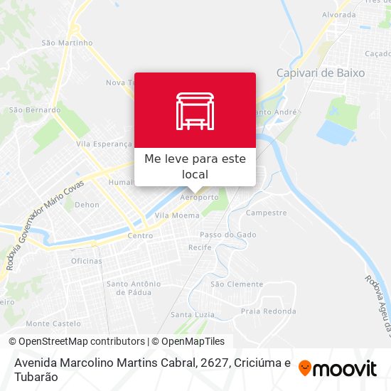 Avenida Marcolino Martins Cabral, 2627 mapa