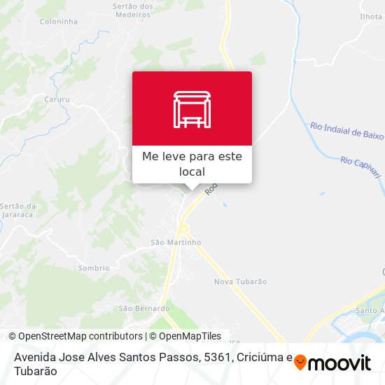 Avenida Jose Alves Santos Passos, 5361 mapa