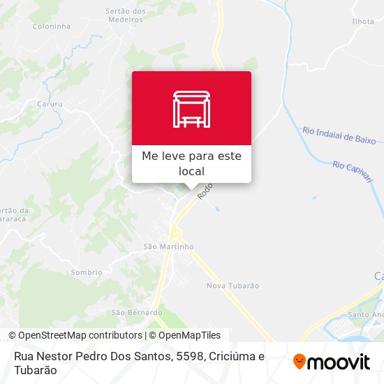 Rua Nestor Pedro Dos Santos, 5598 mapa