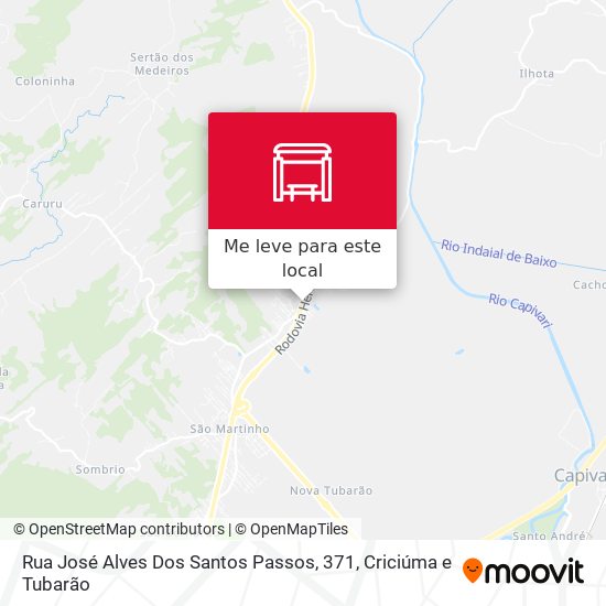 Rua José Alves Dos Santos Passos, 371 mapa