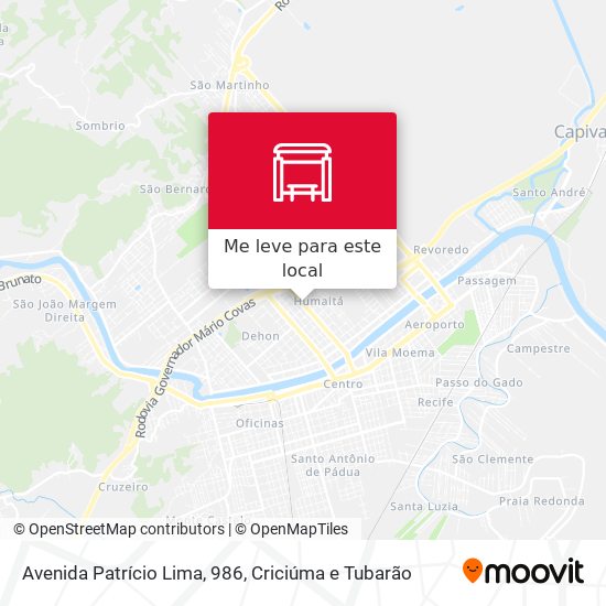 Avenida Patrício Lima, 986 mapa