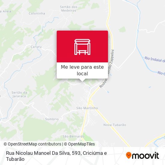 Rua Nicolau Manoel Da Silva, 593 mapa
