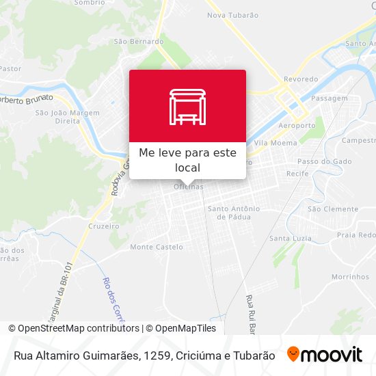 Rua Altamiro Guimarães, 1259 mapa