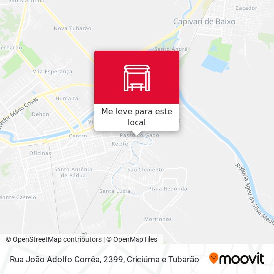 Rua João Adolfo Corrêa, 2399 mapa