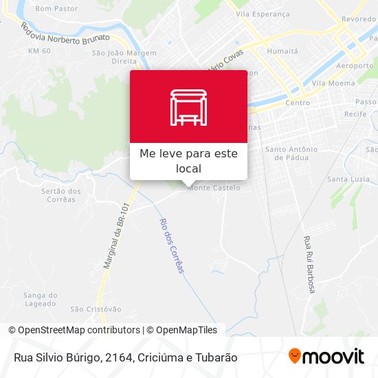 Rua Silvio Búrigo, 2164 mapa