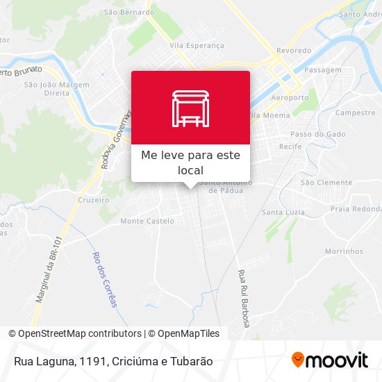Rua Laguna, 1191 mapa
