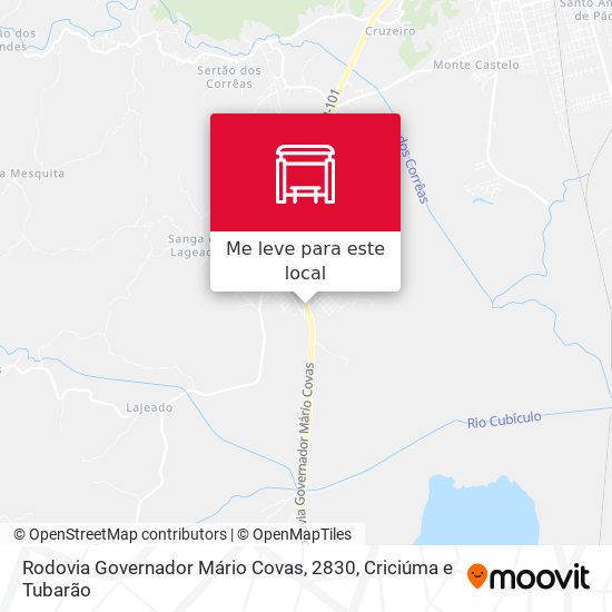 Rodovia Governador Mário Covas, 2830 mapa