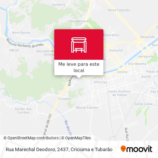 Rua Marechal Deodoro, 2437 mapa