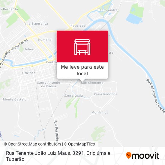 Rua Tenente João Luíz Maus, 3291 mapa