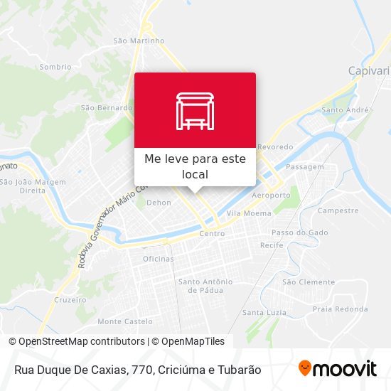 Rua Duque De Caxias, 770 mapa