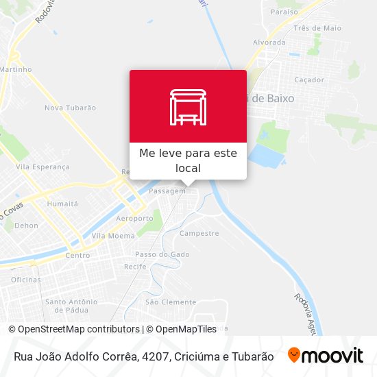 Rua João Adolfo Corrêa, 4207 mapa