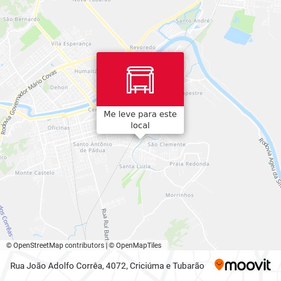 Rua João Adolfo Corrêa, 4072 mapa