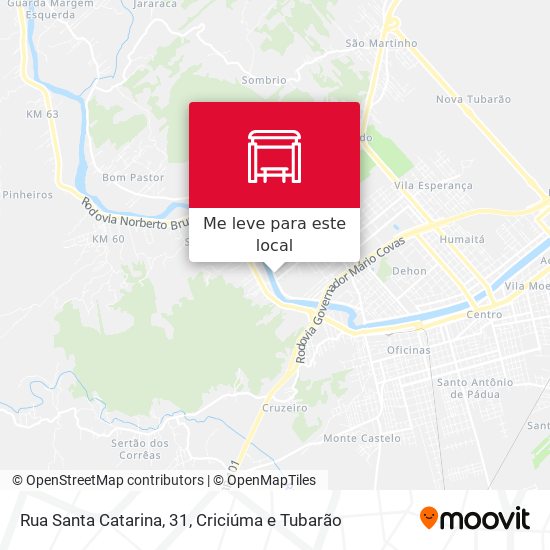 Rua Santa Catarina, 31 mapa