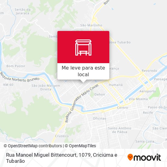 Rua Manoel Miguel Bittencourt, 1079 mapa