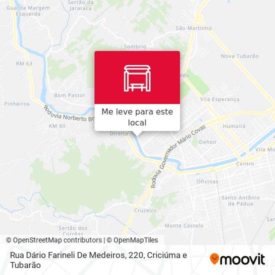 Rua Dário Farineli De Medeiros, 220 mapa