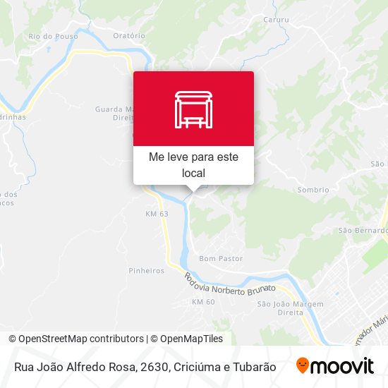 Rua João Alfredo Rosa, 2630 mapa