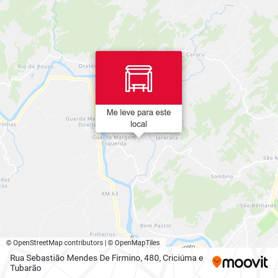 Rua Sebastião Mendes De Firmino, 480 mapa
