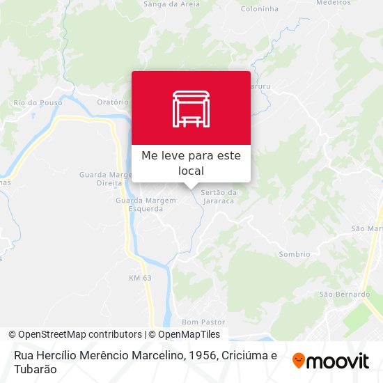 Rua Hercílio Merêncio Marcelino, 1956 mapa