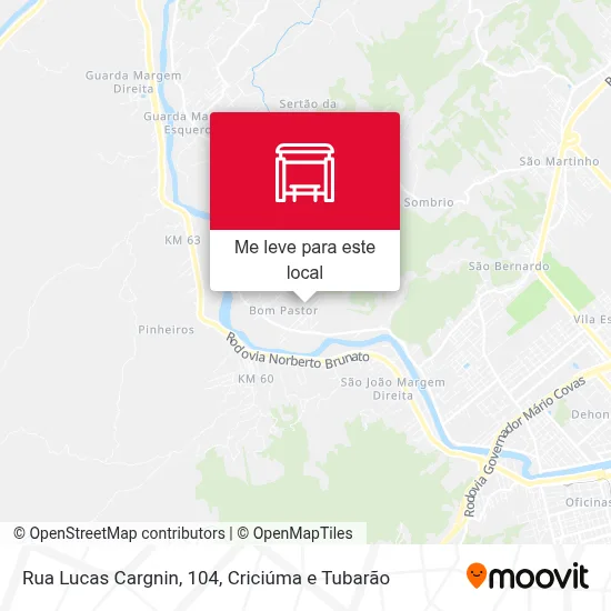 Rua Lucas Cargnin, 104 mapa