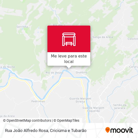 Rua João Alfredo Rosa mapa