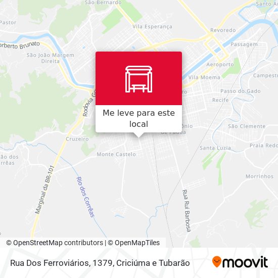 Rua Dos Ferroviários, 1379 mapa