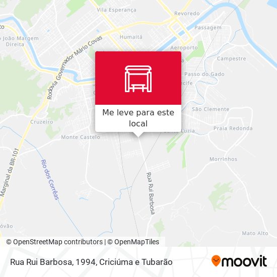 Rua Rui Barbosa, 1994 mapa