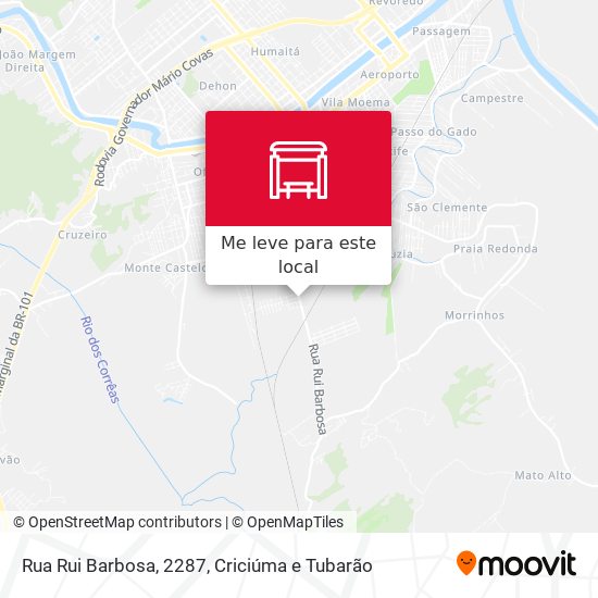 Rua Rui Barbosa, 2287 mapa